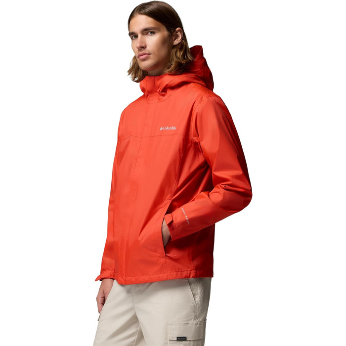 Чоловіча водонепроникна куртка Columbia Watertight II Rain Jacket, колір Super Sonic, розмір M