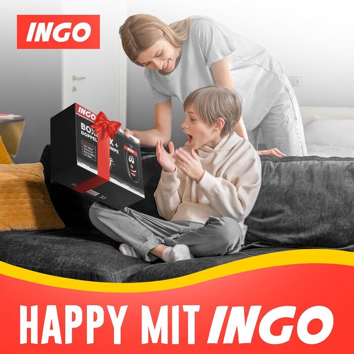 Дитяча боксерська груша INGO® стояча 165 см з насосом, преміум ПВХ 0,5 мм, велика основа, для тренувань та розвитку координації