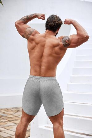 Чоловічі спортивні шорти Coofandy (2 шт.) - бордовий/чорний, XXL