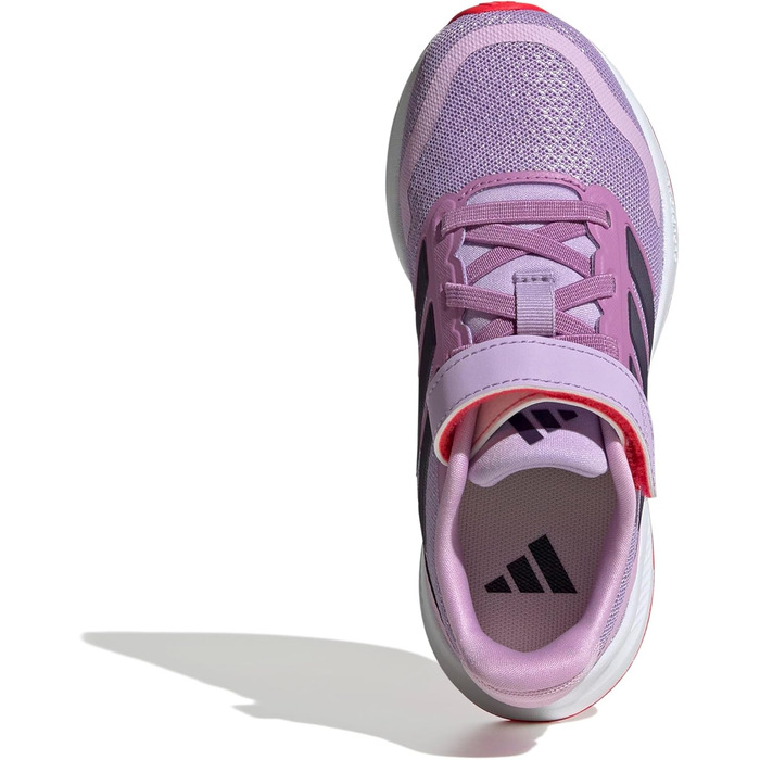 Дитячі кросівки adidas RUNFALCON 5 для хлопчиків та дівчаток, кольори Powder Plum/Aurora Plum/Lucid Red, розмір 28 1/2 EU