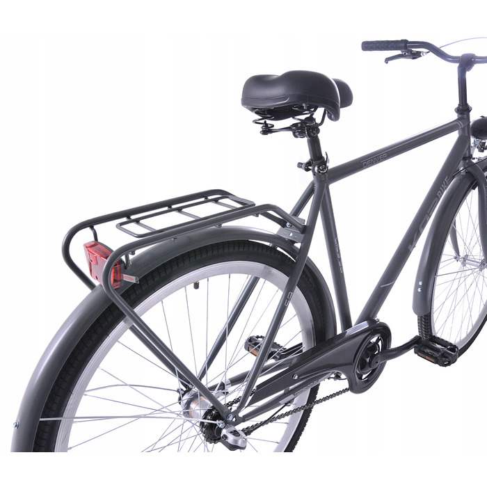 Міський велосипед Kozbike DEN3-S3CZ/MAT, рама 21