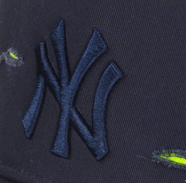 Кепка бейсболка New Era Outdoor Patch Olive A-Frame з регулюванням, розмір універсальний, Yankees-Navy-Yellow