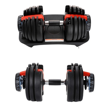 Регульовані гумовані гантелі Eiflex 1 x 24 кг