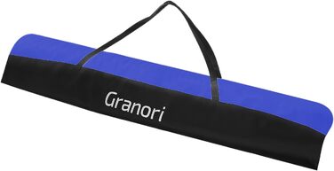 Чохол для лиж Granori Skitasche 180 см, легкий, синьо-чорний, для транспортування і зберігання лиж і палиць