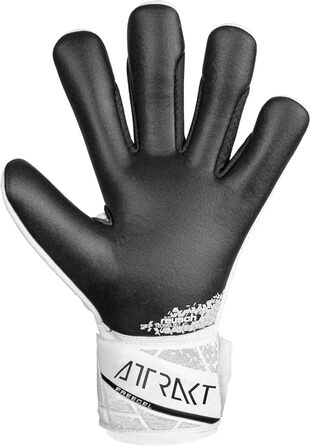 Воротарські рукавички Reusch Attrakt Freegel Silver, біло-чорні, розмір 8.5
