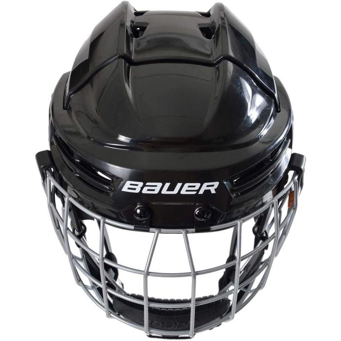 Дитячий хокейний шолом Bauer Prodigy з захисною решіткою, червоний, універсальний розмір