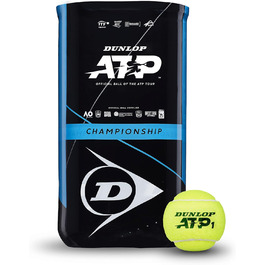 Тенісні м'ячі DUNLOP ATP Championship для ґрунту, хардкорту та трави, набір 8 шт.