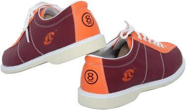 Веакам Боулінг-шоу для чоловіків та жінок, фітнес-тренажери, модні зручні кросівки для правшів та лівшів, початківців, 34 EU, помаранчевий