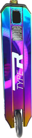 Трюковий самокат Root Industries R-Type 82,5 см, неохром, для парку та трюків + стікер Fantic26
