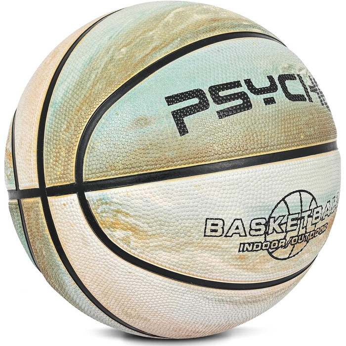 Баскетбольні м'ячі Wuzfully для дітей та дорослих, для гри в приміщенні та на вулиці (золотий)