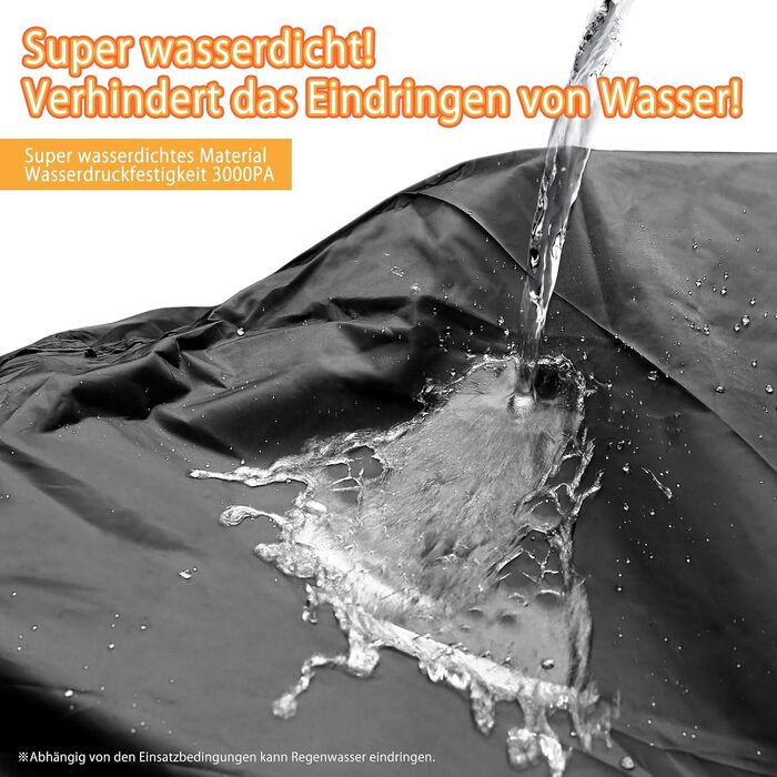 Водонепроникна накидка для мотоцикла LIHAO - захист від зими та вологи (245x105x125 см)