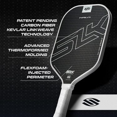 Падл для піклболу Selkirk Vanguard Power Air Premium | Вуглецеве волокно, 360 Proto Molding, Flexfoam Perimeter | Максимальна потужність та контроль (Pro) | Чорний, 2025 | Універсальний