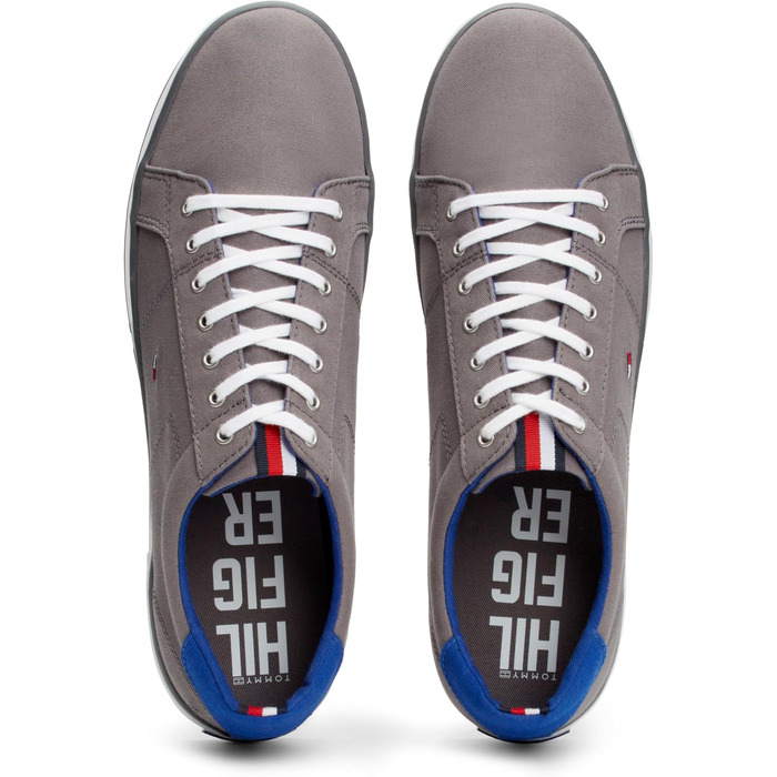 Чоловічі кеди Tommy Hilfiger Vulcanized Sneaker, сірі (Steel Grey), розмір 46 EU