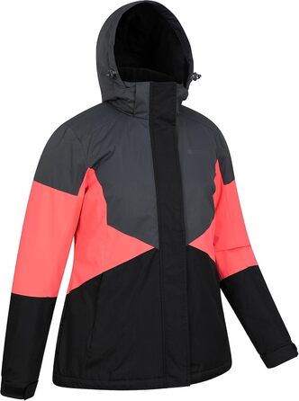 Жіноча гірськолижна куртка Mountain Warehouse Moon - тепла, непромокальна, з мікрофлоком, регульована капюшон, рожевий колір