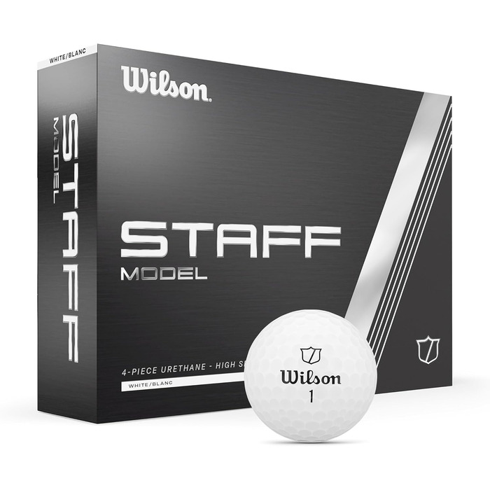 Гольф-м'яч Wilson Staff Model для дорослих, білий