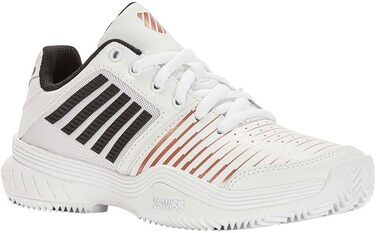 Кросівки K-Swiss Court Express Hb для жінок, 41 EU, білий, чорний, рожеве золото