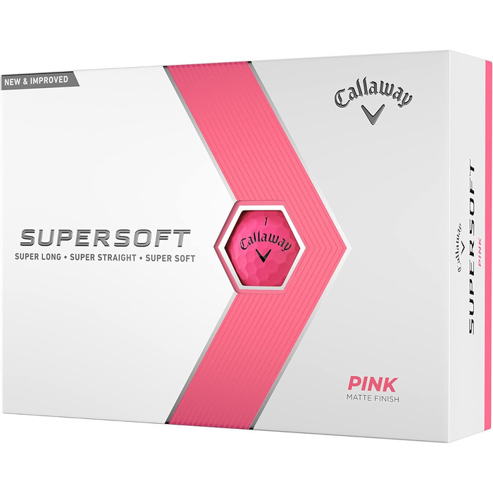 Гольф-м'ячі Callaway Supersoft 2023, преміум якість