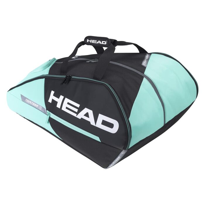 Спортивна сумка для падел-тенісу HEAD Tour Team Padel Monstercombi, чорна/м'ятна, універсальний розмір
