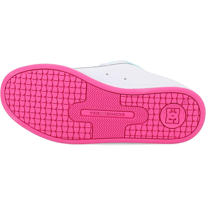 Жіночі кросівки DC Shoes Court Graffik, 40.5 EU, білий, рожевий, блакитний