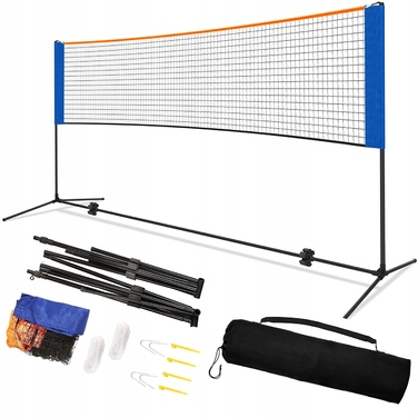 Універсальний набір сітки для волейболу, бадмінтона та тенісу, портативна, регульована, 310 x 225 см