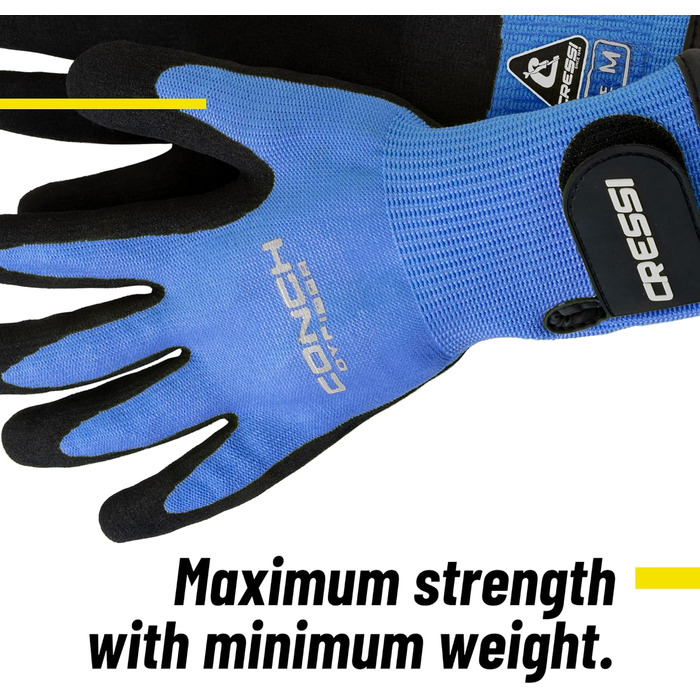 Рукавички для дайвінгу Cressi Conch Dyfiber, XL, лайм