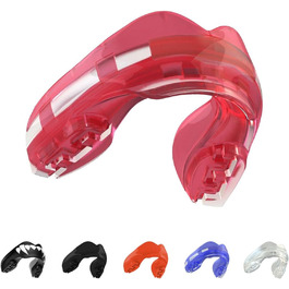 SAFEJAWZ Захист зубів для брекетів, універсальний розмір. Захисний капу для спорту: регбі, MMA, бокс, кікбоксинг, дзюдо, хокей (Еіс Роза)