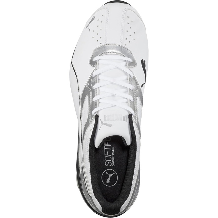 Кросівки чоловічі PUMA Tazon 6 (42 EU, білий, сріблястий, чорний)