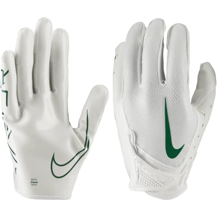 Футбольні рукавички Nike Vapor Jet 7.0 для чоловіків, білі, металево-срібні, XL