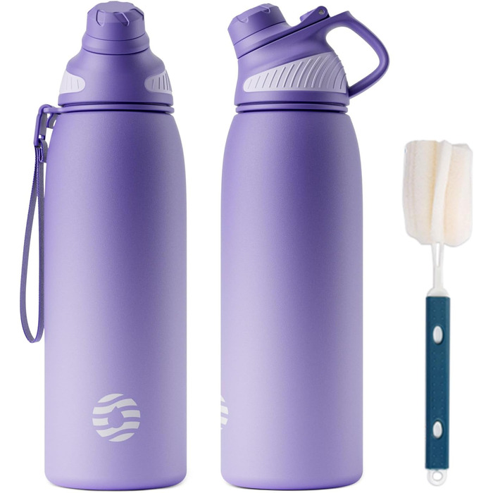 Термос-бутилка Fjbottle з нержавіючої сталі для води та напоїв, з магнітною кришкою, 1л/800мл/600мл/400мл/1500мл, без BPA, герметична, для дітей, газованих напоїв, школа, спорт, фітнес
