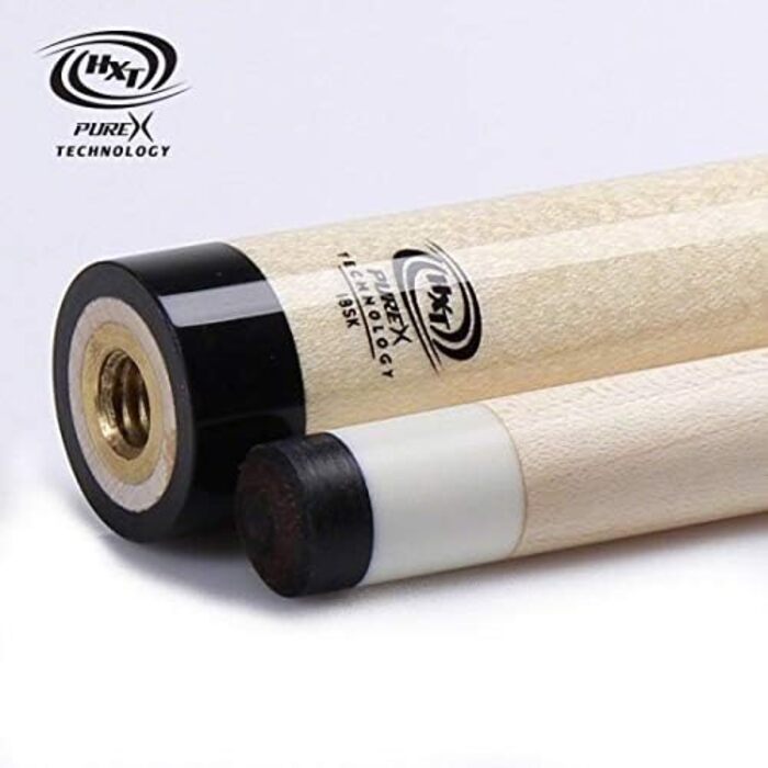 Більярдний кий PureX Technology HXTC14 з низьким кутом відведення, наконечник Kamui Black, ручка Mz Multi-Zonen, регульована вага та Turbo Lock