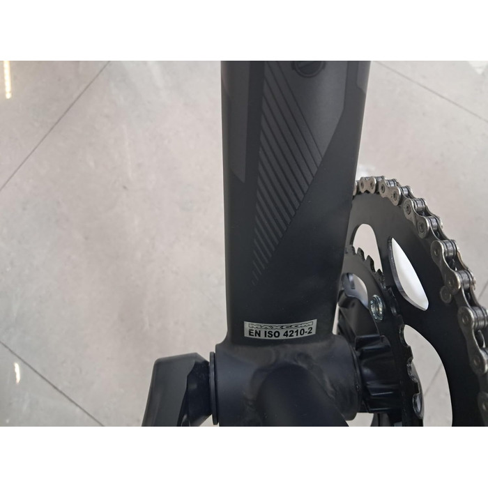 Гірський велосипед Probike PRO 29 дюймів, 21 швидкість, для чоловіків і жінок, чорний-червоний матовий, зріст 175-190 см
