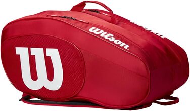Сумка для паделу Wilson Team, до 6 ракеток, червона