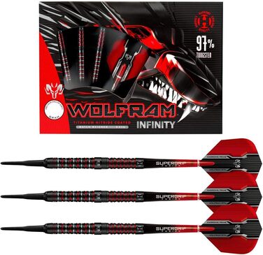 Дартси Harrows Wolfram Infinity 97% вольфрамові, софт-тип