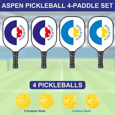 PickleTech PRO Набір для піклболу - професійний комплект з міцною сталевою рамою та PEHD сіткою