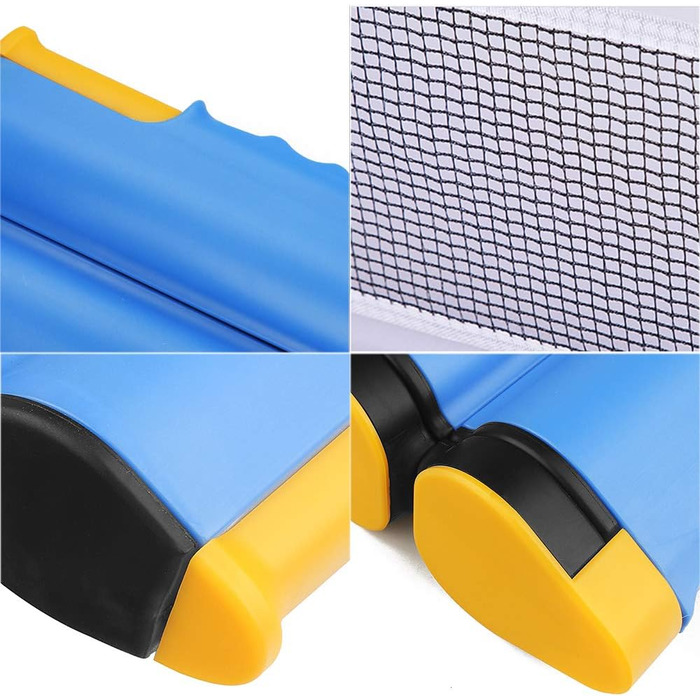Набір для настільного тенісу: 2 ракетки, сітка, 6 м'ячів, сумка, для початківців, сім'ї та професіоналів
