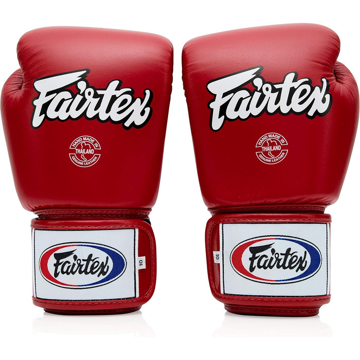 Fairtex BGV1 боксерські рукавички для муай-тай, MMA, червоні, 12 унцій, для чоловіків, жінок і дітей, легкі, ударопоглинаючі, для тренувань і спарингів