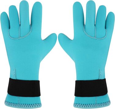 IPENNY Рукавички для дайвінгу з неопрену, 3 мм, блакитні, для дорослих та підлітків