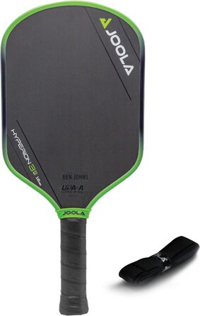 Ракетка для піклболу JOOLA Ben Johns Hyperion 3S, подовжена форма Aero Curve, пропульсивне ядро для обертання та контролю, сертифікат UPA-A, NFC-чіп