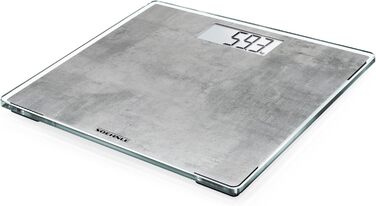 Електронна вага Soehnle Style Sense Compact 300 Concrete, до 180 кг, LCD-дисплей, надтонкий дизайн, персональна вага