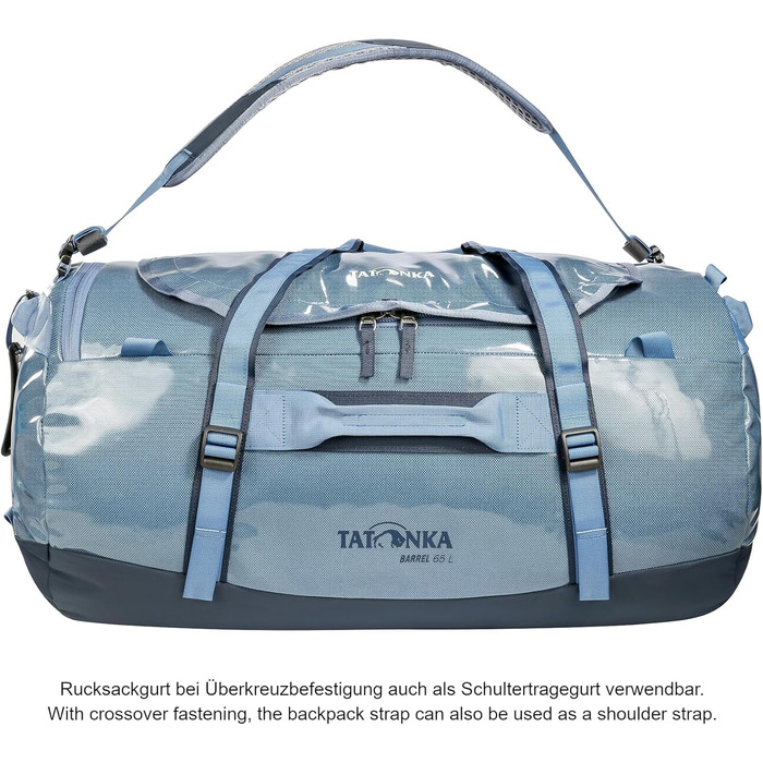 Сумка-рюкзак Tatonka Barrel 65 л, водонепроникна, Elemental Blue