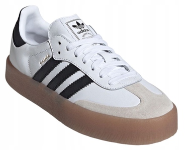Жіночі кросівки adidas Sambae JI1349 білі, шкіряні, 38 2/3