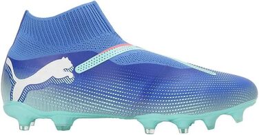 Кросівки футбольні PUMA Future 7 Match+ Ll Fg/Ag (42.5 EU, Bluemazing Puma White Electric Peppermint)