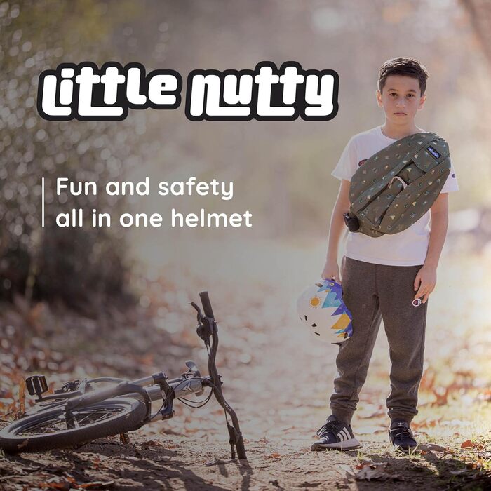 Дитячий велосипедний шолом Nutcase Little Nutty Gloss Robo Boy, 48-52 см