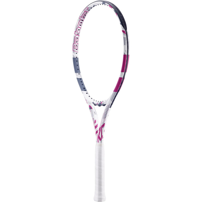 Тенісна ракетка Babolat Evo Aero Pink для дорослих, натягнута, потужність і комфорт, аеродинамічна рама Alpha, технології Evo 4 Feel та Woofer, ручка Syntec Evo Grip 2, французький бренд, рожева