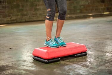 Аеробна платформа The Step Der Schritt Freestyle 72,4×36,8×10,2 см, червона/чорна