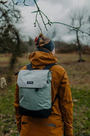 Жіночий рюкзак Ela Mo Mintgrey — міський, для ноутбука, антивор, стильний для школи, університету, роботи