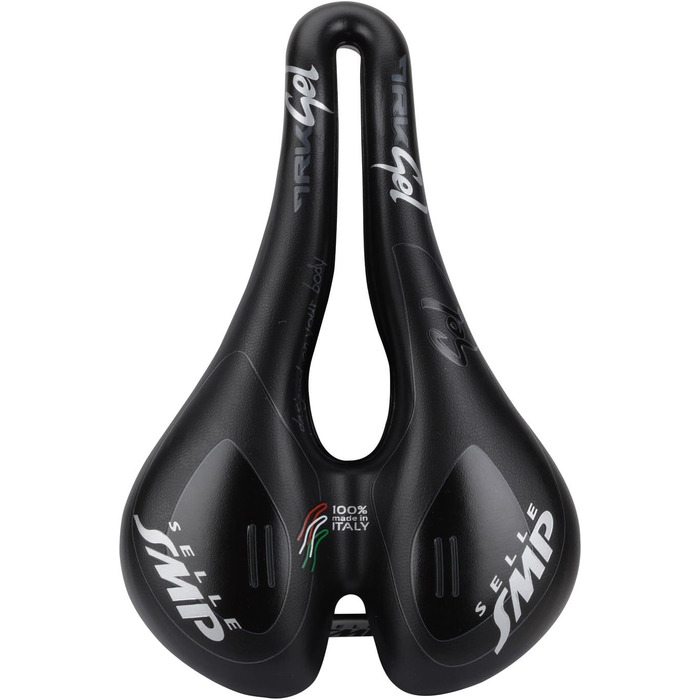 Велосідельне сідло Selle SMP TRK Medium Gel чорне, 280x160 мм, 485г, чоловіче