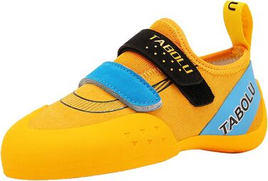 Дитячі скельні туфлі для дівчаток, початковий рівень, для залу, легкі, жовті (34 EU)