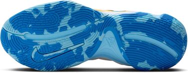 Баскетбольне взуття Nike Giannis Immortal для чоловіків, 42.5 EU, білий, Light Laser Orange, Soft Yellow, Light Photo Blue