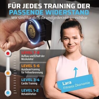 Складний велотренажер SportPlus для дому - тихий Hometrainer для занять спортом вдома, компактний велобік з підтримкою додатків